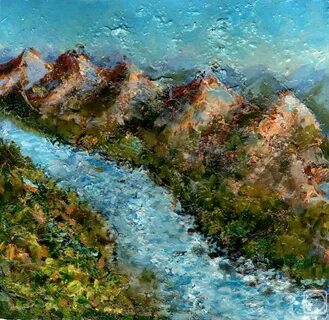 Река весело катилась в горах 2