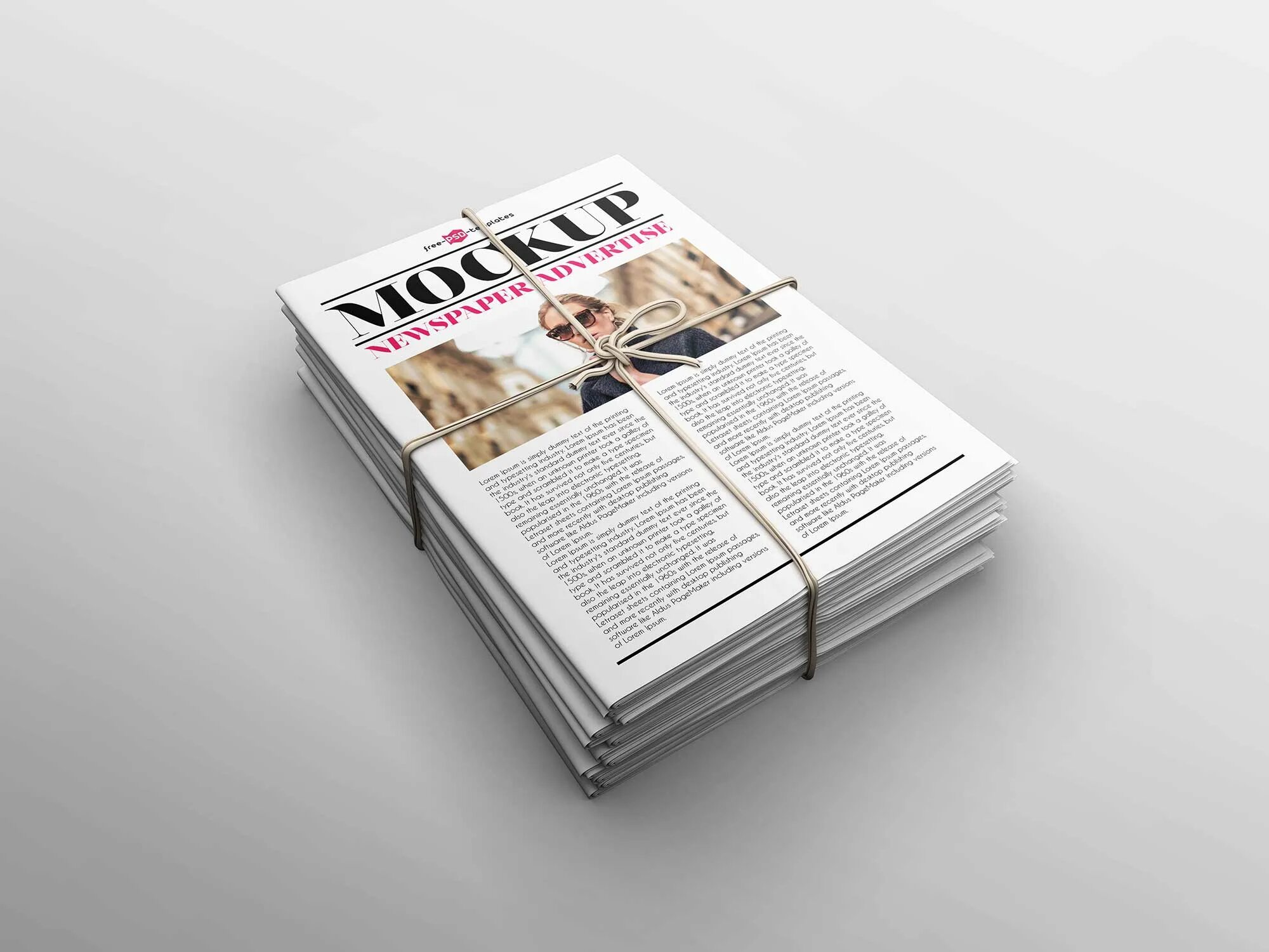 Mockup газета. Newspaper Mockup. Стопка газет мокап.