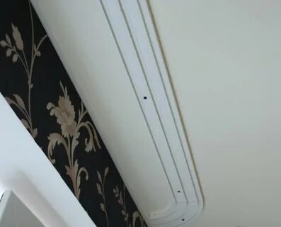 Установка потолочного карниза на натяжной потолок