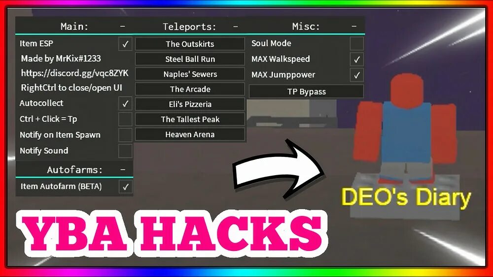 Item script. Автофарм yba. item esp yba. yba hack. yba script item esp 2025.