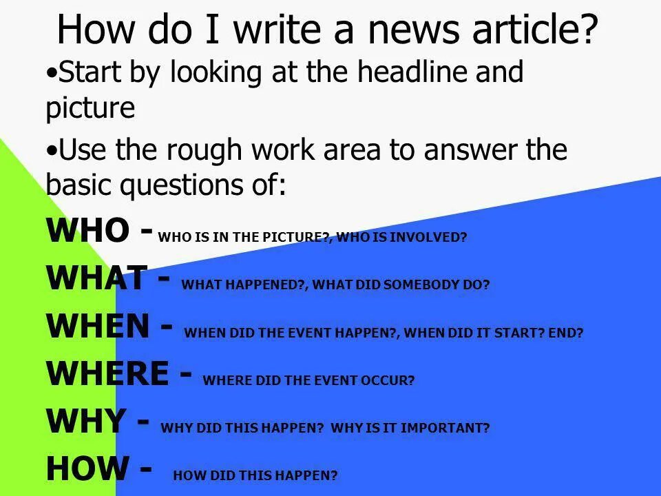 How to write a newspaper article. Article writing примеры. How to write an article. How to write News.