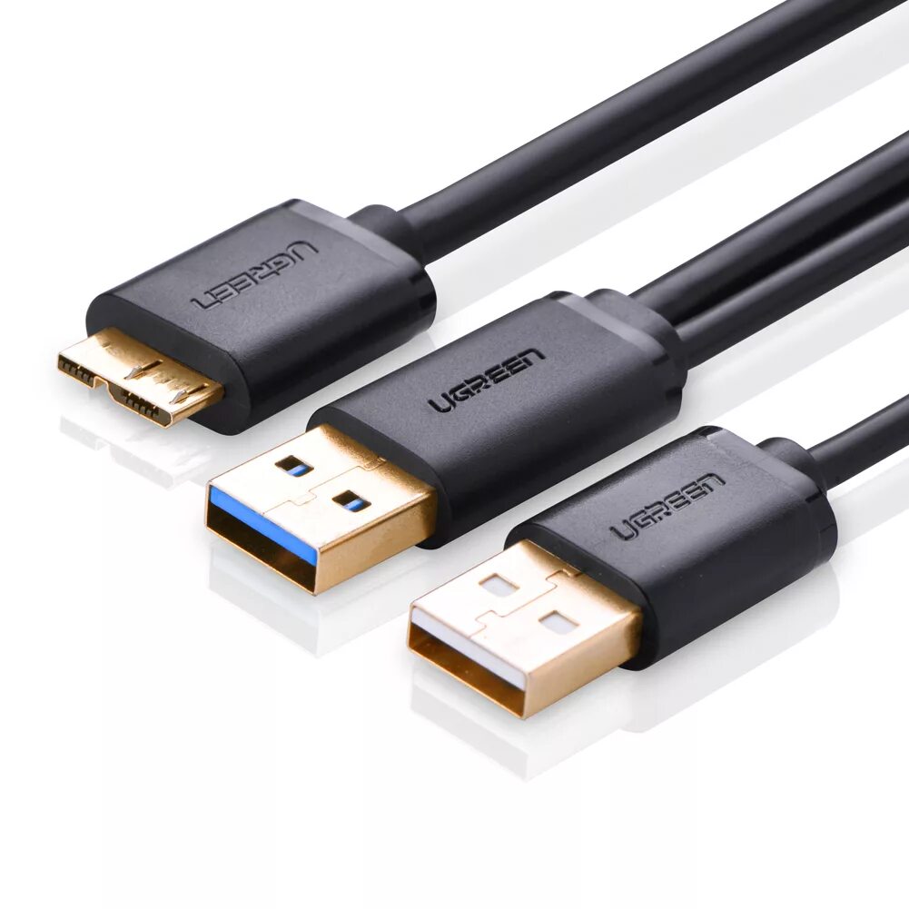 Внешняя микро. Кабель Micro USB 3.0 B 2 USB. Кабель USB 3.0 - Micro-b (Micro-USB 3.0), С дополнительным питанием (y-кабель). Ugreen Micro USB. Кабель USB-C/USB 2.0 B Ugreen.