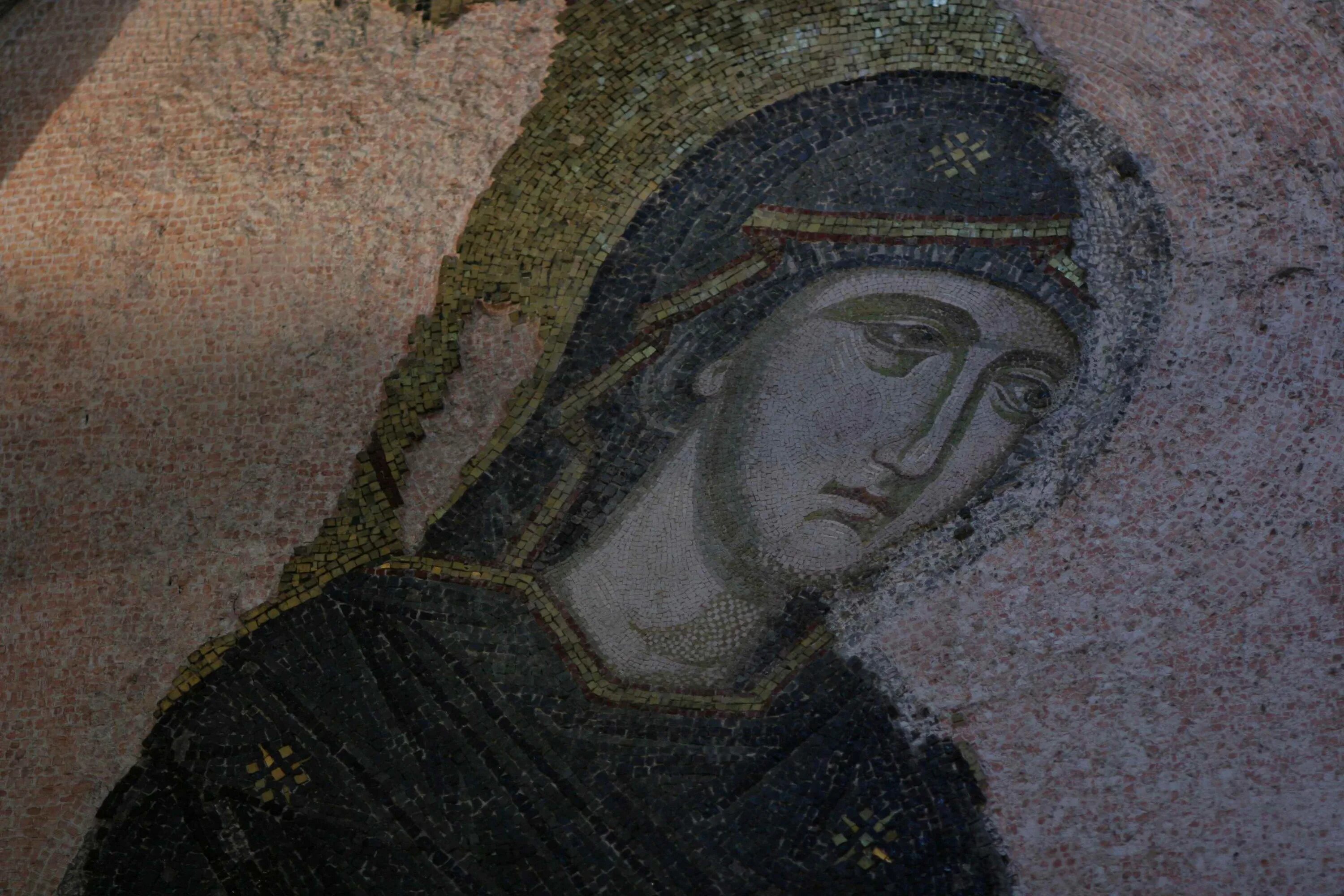 Св глазами. Домника Константинопольская. Икона из мозаики в Софии Константинопольской.