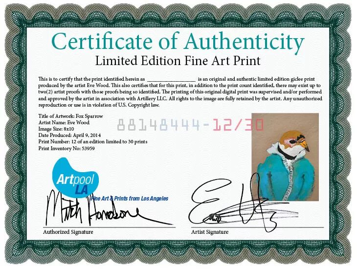 Certificate of authenticity. Certificate of authenticity Art. COA - Certificate of authenticity. Certificate of authenticity для картины.