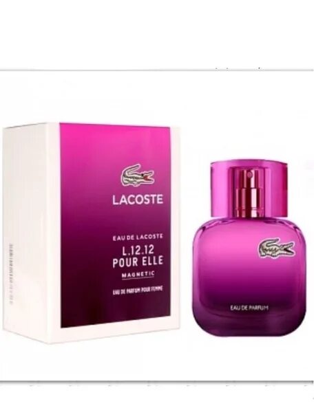 Духи Lacoste l.12.12 pour elle. Лакост Магнетик 90 мл. Лакост l 12.12 pour elle Magnetic. Lacoste l.12.12 Magnetic, лакост Магнетик, 90 мл. Туалетная вода pour elle