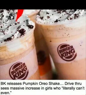 Oreo Shake, Memes Of The Day, Burger King, Cookie Dough Cafe, Baking Ingred...