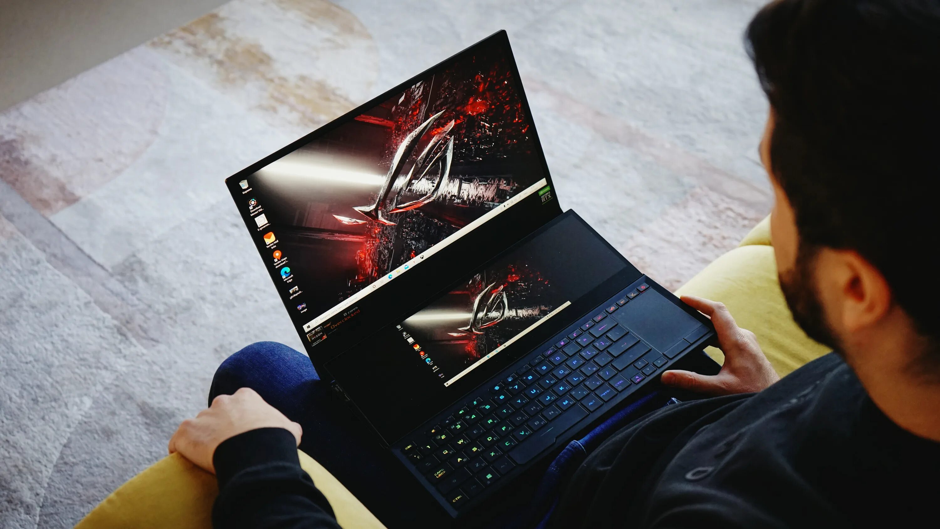 Ноутбук asus rog zephyrus duo. ASUS ROG Zephyrus Duo 15 se. ASUS ROG Zephyrus Duo. Ноутбук ASUS ROG Zephyrus Duo 15. ASUS ROG Zephyrus Duo 15 gx551.