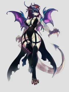 Anthro Dragon Female.