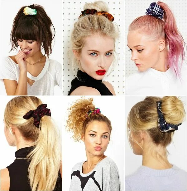 scrunchies galore Curly hair trends, Scrunchie hairstyles, Curly hair styles