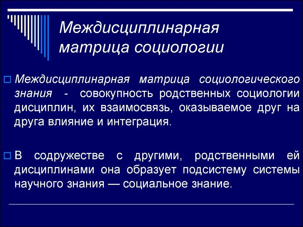 Междисциплинарная матрица социологии. Междисциплинарная матрица социологического знания. Междисциплинарная и внутридисциплинарная матрица социологии. Внутридисциплинарная матрица социологии. Междисциплинарное научное направление