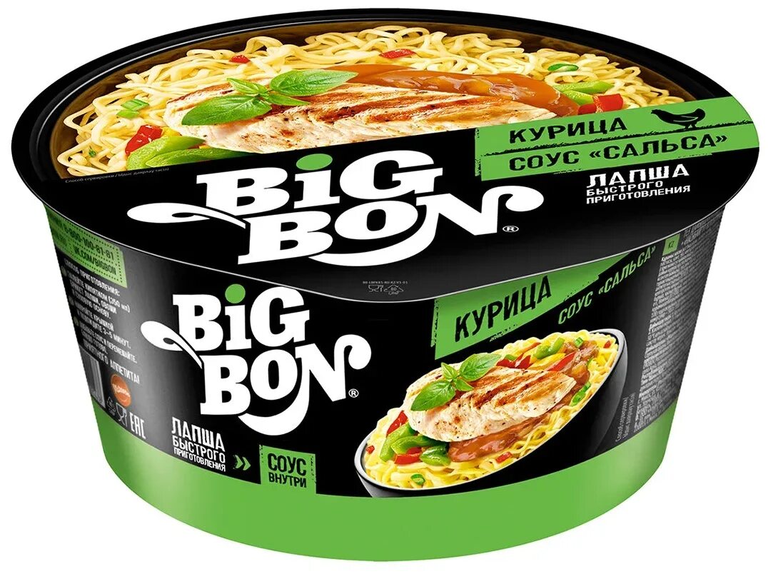 Лапша б/п "Биг Бон" 102г курица с соусом сальса чашка (24). Лапша big bon БП курица+соус сальса 75 г. BIGBON лапша куриная соус сальса 85 г. Big bon курица соус сальса.