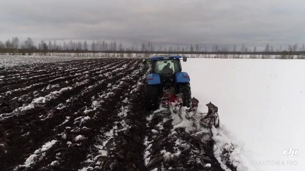 Пашим плугом под зиму