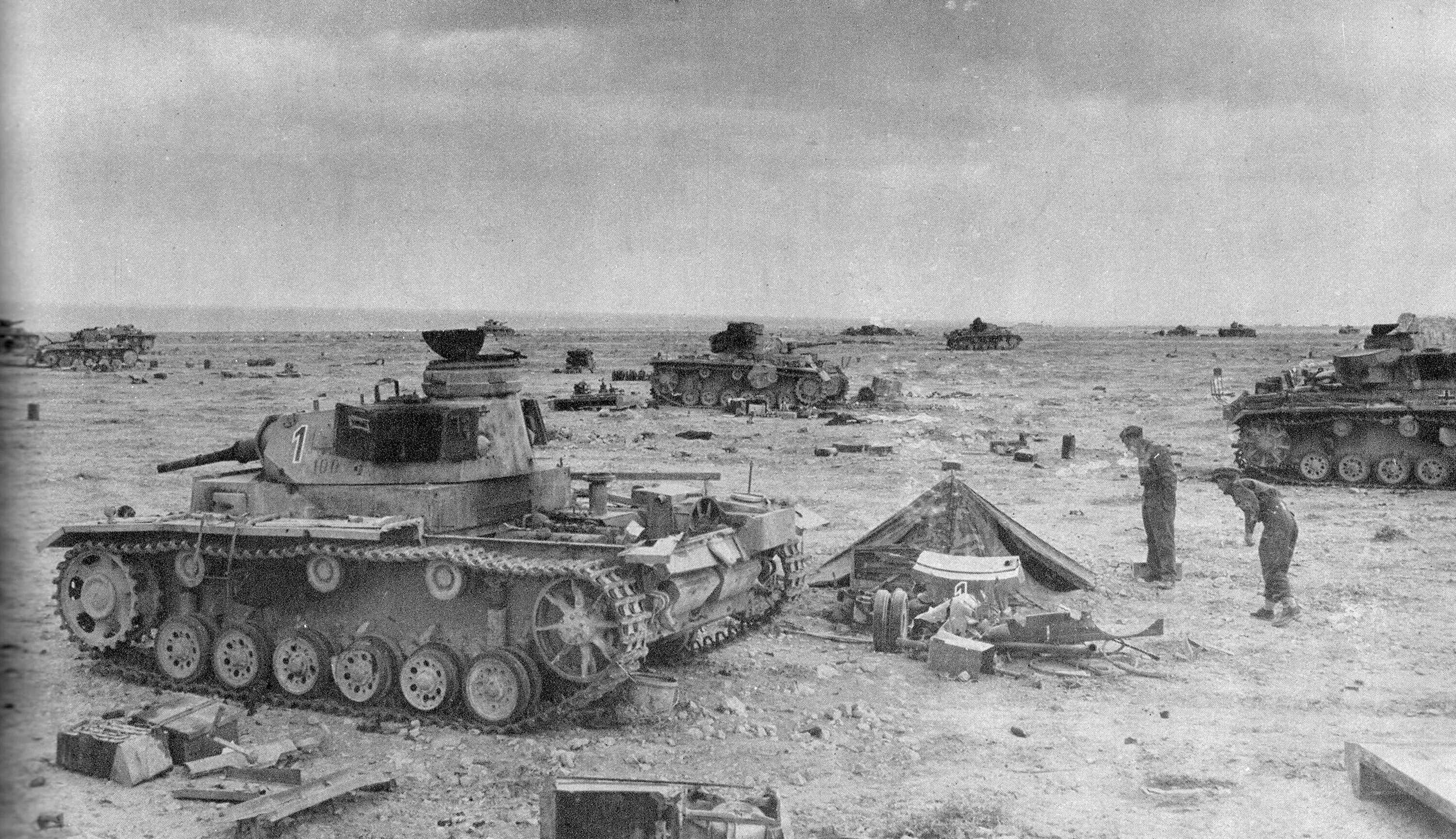 Немецкие операции второй мировой. PZ III 1941. Эль Аламейн Роммель.