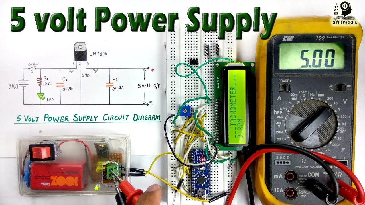 Volt power. Блок питания для мультиметра 9 вольт. Блок питания для мультиметра своими руками. Сетевой блок питания для мультиметра. Regulator using lm7805.