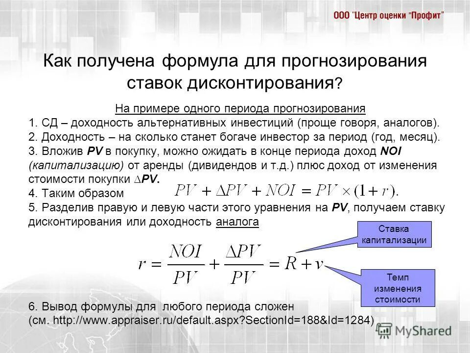 Ставка дисконтирования формула. Ставка дисконтирования и ставка капитализации формула. Доходность альтернативных вложений это. Ставка альтернативной доходности. Метод капитализации денежного потока