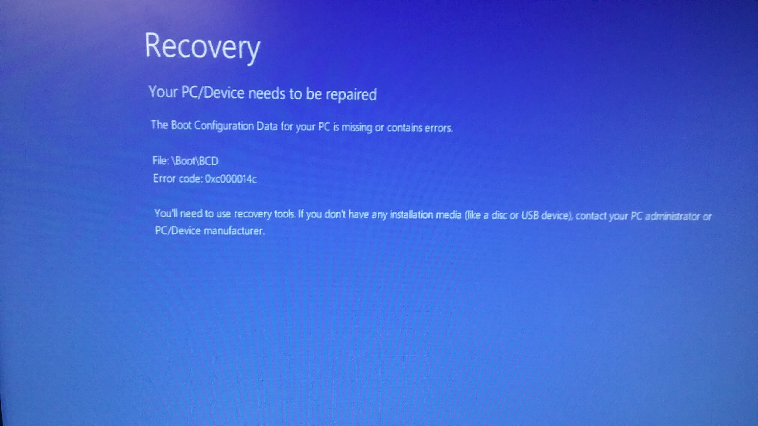 Error code 0000