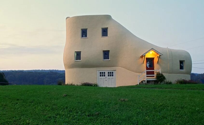 Абсурдная архитектура. Необычный дом. More unusual the most unusual. Дом необычной формы. 1.