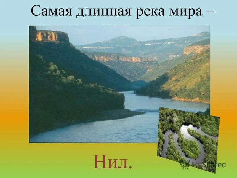 Какая самая длинная река на свете