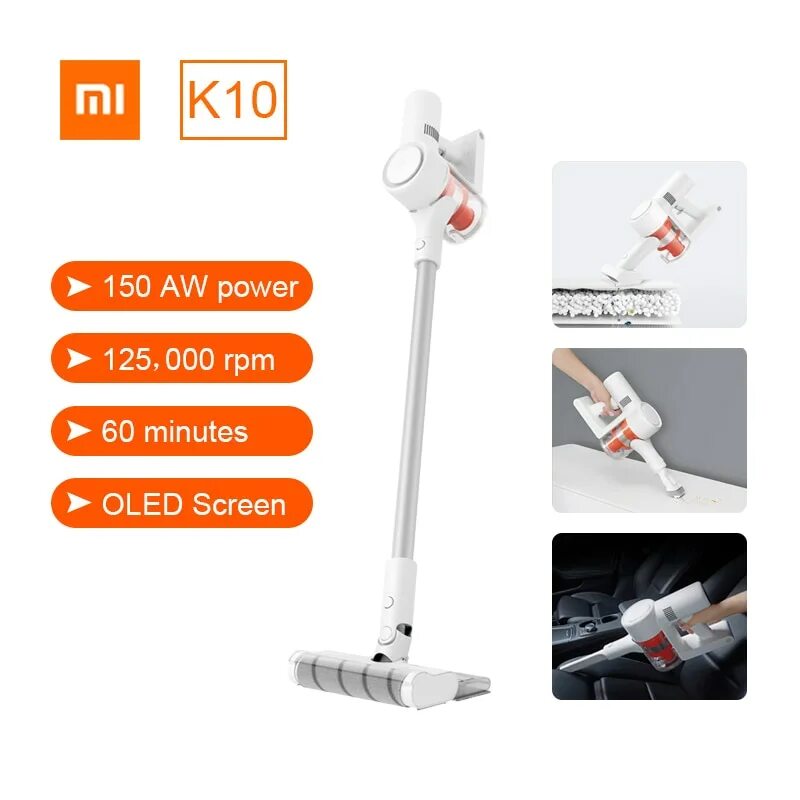 Vacuum cleaner k10. Пылесос вертикальный Mijia k10. Ручной пылесос Xiaomi Mijia, 2021 па, циклонное всасывание. Беспроводной пылесос вертикальный Xiaomi mi Vacuum Cleaner g11.