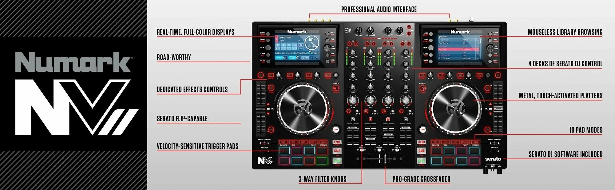 Numark 4 Ch Serato. Numark NV 2. Numark NVII. NV Numark DJ.