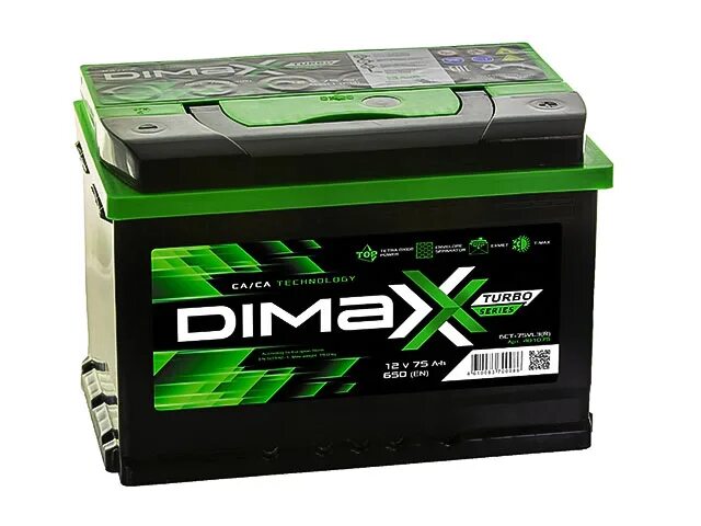 Автомобильный аккумулятор ca. Аккумулятор Dimaxx 75ah. Аккумулятор Dimaxx 12v 60ач 550а. Dimax 100 850 аккумулятор. Dimaxx 6ст75 Обратная.
