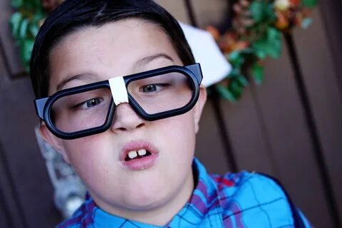 Nerdy boy
