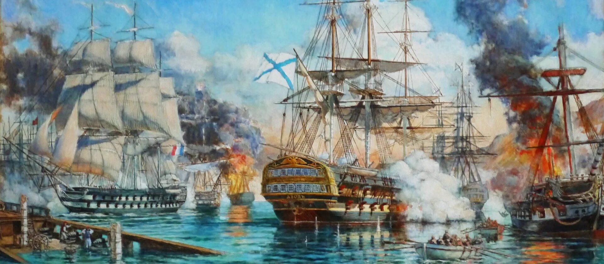 Первое русское сражение. Наваринское Морское сражение 1827. Наваринское сражение 1827 Айвазовский. Линейный корабль Азов Наваринское сражение. Наваринское сражение 20 октября 1827.