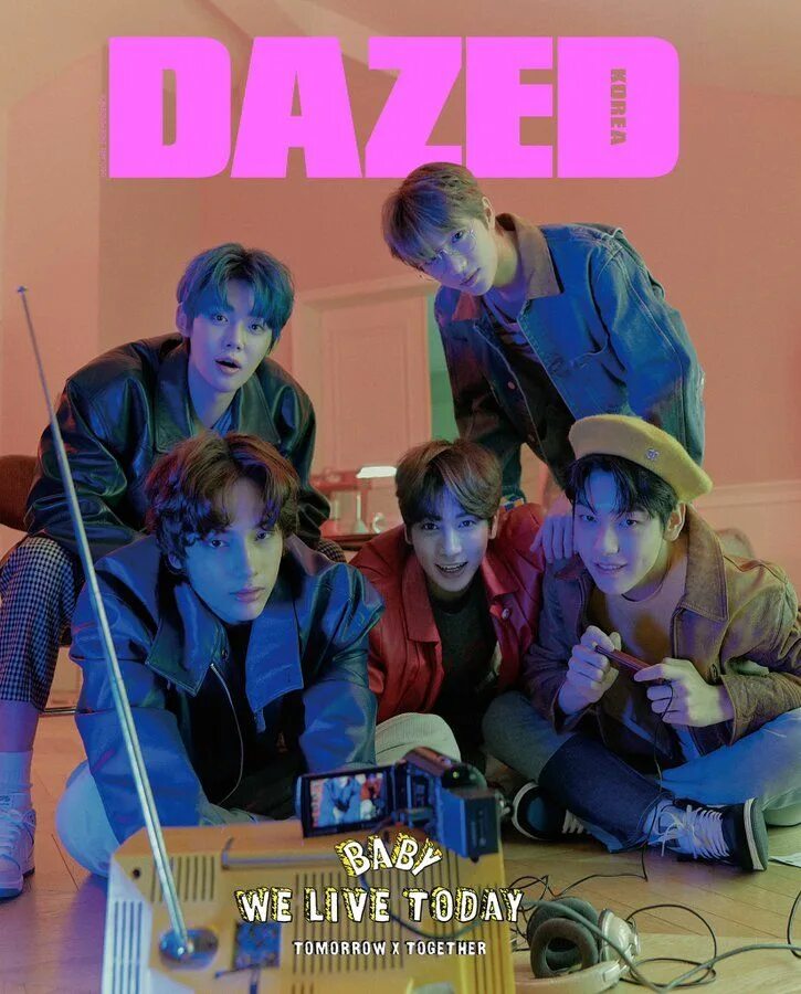 Dazed Korea журнал. Txt Magazine. Them and us обложка. Один тхт. Журналы txt
