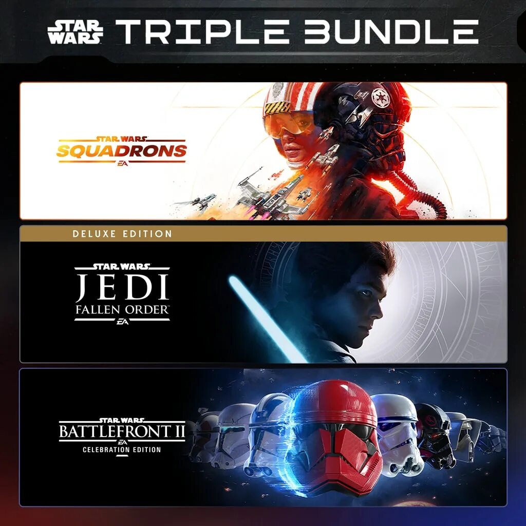 Тройной комплект EA Star Wars (Xbox one, Series s,x). Звездные войны ps5. Star Wars™ Triple Bundle. Star Wars: Squadrons EA Star Wars Triple Bundle ps4. Игры ea на ps5