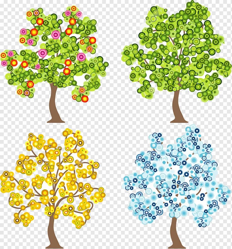 Яблоня в разные времена года. Летнее дерево для детского сада. Дерево для детей. Дерево по сезонам года для детей.