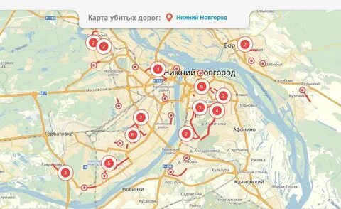 Заводы нижний новгород карта