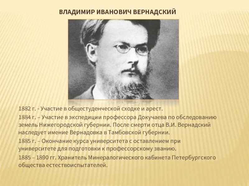 Вернадский портрет. В.И. Вернадский (1863-1945).