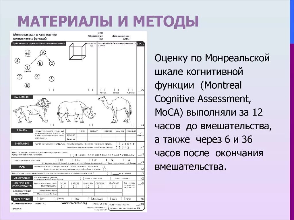 Монреальский тест на русском. Оценка когнитивных функций Мока. Монреальская шкала оценки когнитивных функций Моса. Тесты для оценки когнитивных функций. Монреальская шкала оценки психического статуса.