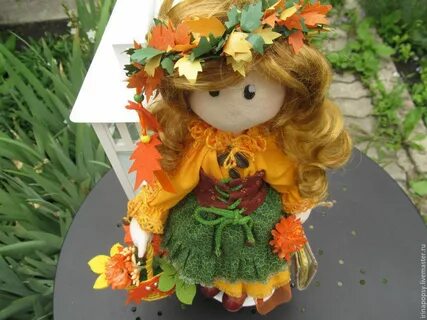 Осенняя кукла своими руками