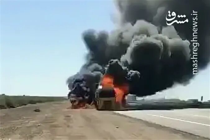 Поезда Ирака. Водовозы попали под обстрел. Американские военные Грузовики в Ираке и Афганистане конвой.