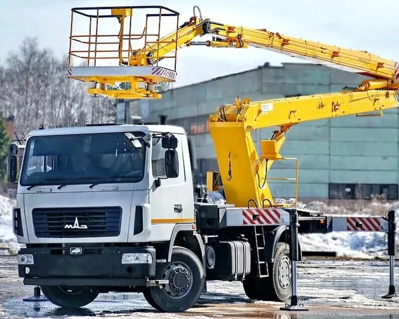 Автовышка с люлькой. Автовышка ПМС-328. МАЗ 5337 автовышка. Автогидроподъемник ПМС-328. МАЗ-5340в2 кран.