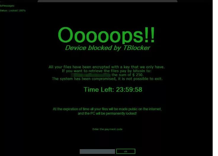 This device is blocked