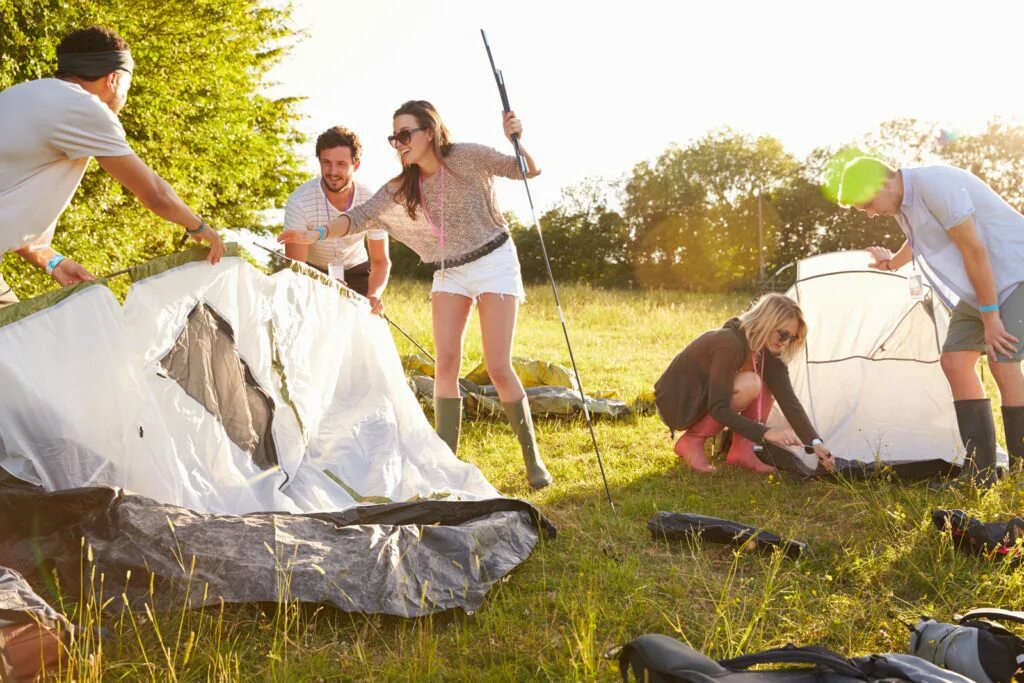 Pitch a Tent. Put up a Tent. To put up a Tent.