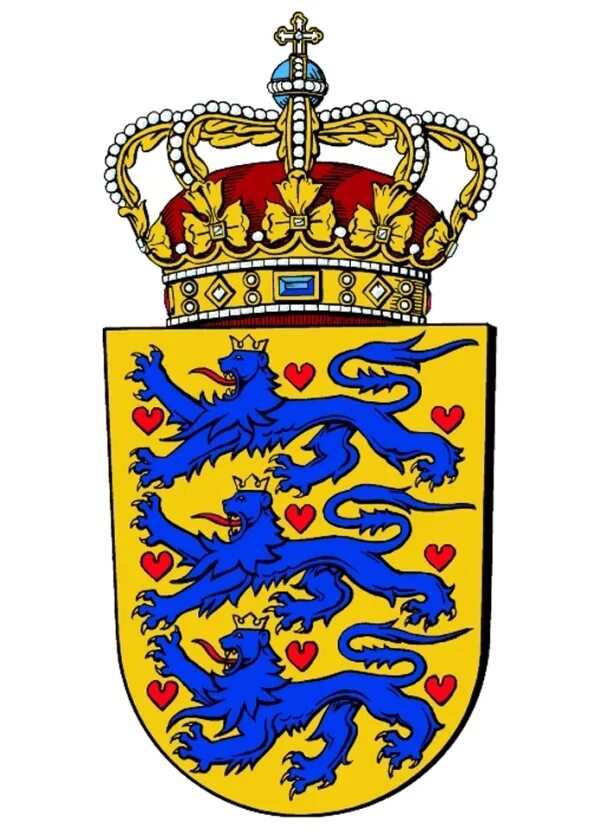 Герб дании фото