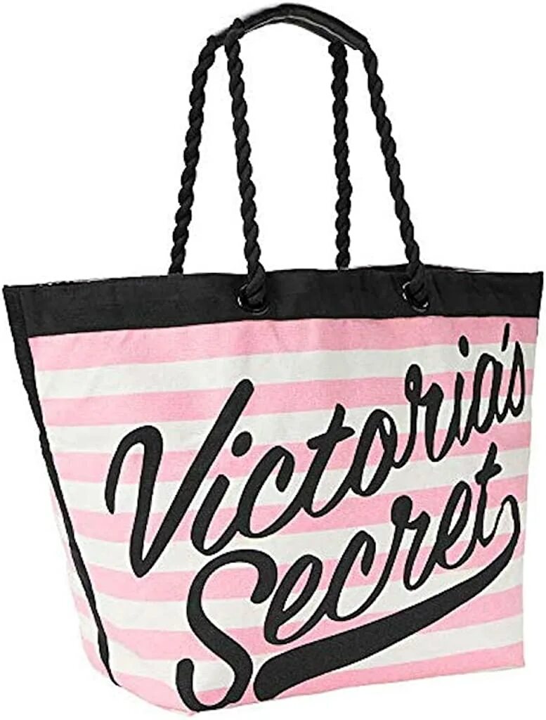 Сикрет сумки. Сумка шоппер Victoria's Secret черная.