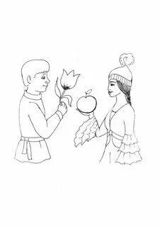 Казахская раскраска