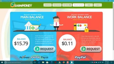 Earn paying