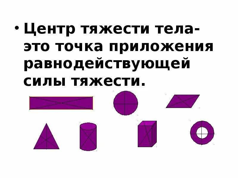 Где может находиться центр тяжести тела. Центр тяжести тела. Центр тяжести тела это точка. Центр тяжести тела это точка приложения равнодействующей силы. Центр тяжести это точка приложения.