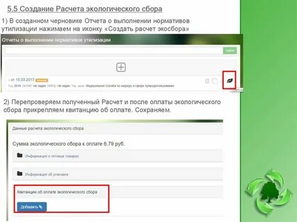 Экологический сбор примеры
