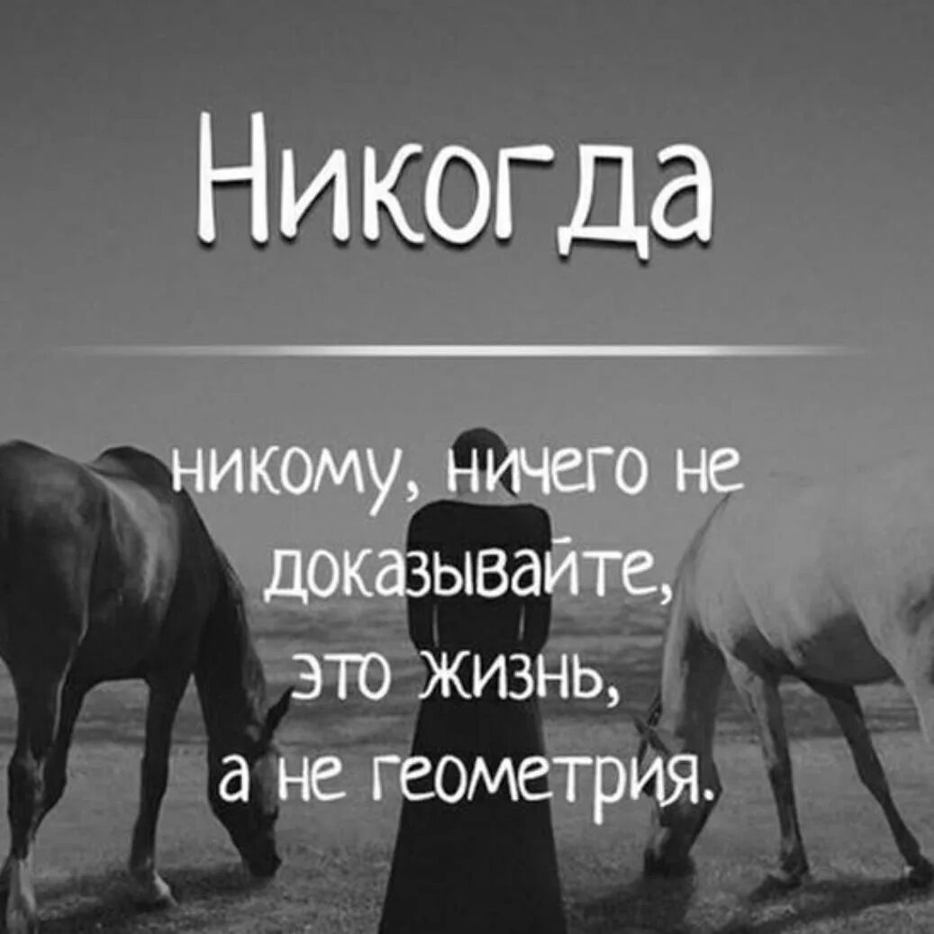 Именно доказывать. Никогда никому не доказывай. Не надо никому ничего доказывать. Никому ничего не доказывайте. Никогда никому ничего не доказывайте.