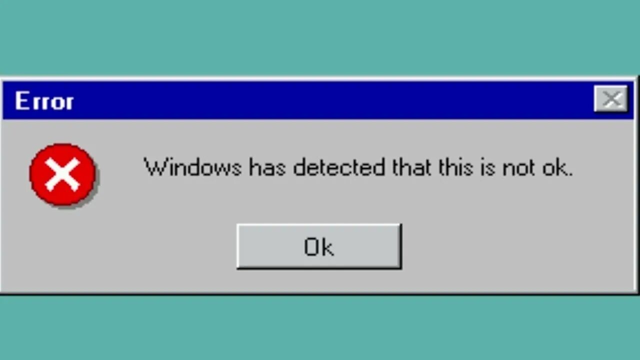 Ошибка Windows. Error виндовс. Окно ошибки виндовс. Ошибка Windows 95. Error checking id