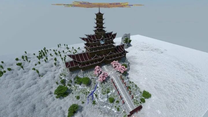 Японский дом в МАЙНКРАФТЕ Сакура. Сакура майнкрафт постройка. Постройки черри блоссом майнкрафт. Cherry Blossom Minecraft build. Blossom minecraft
