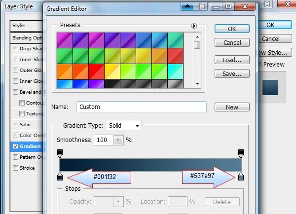 Edit styles