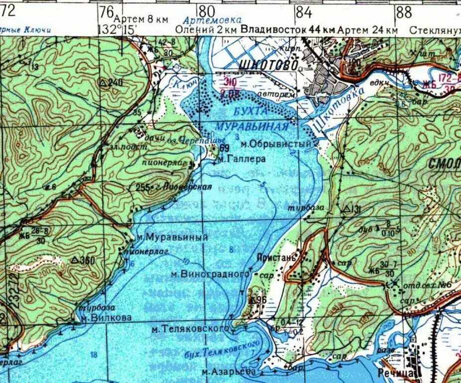 Бухта муравьиная Приморский край на карте. Мыс Андреева Приморский край на карте. Карта бухт Приморского края. Бухта алеут приморский край на карте