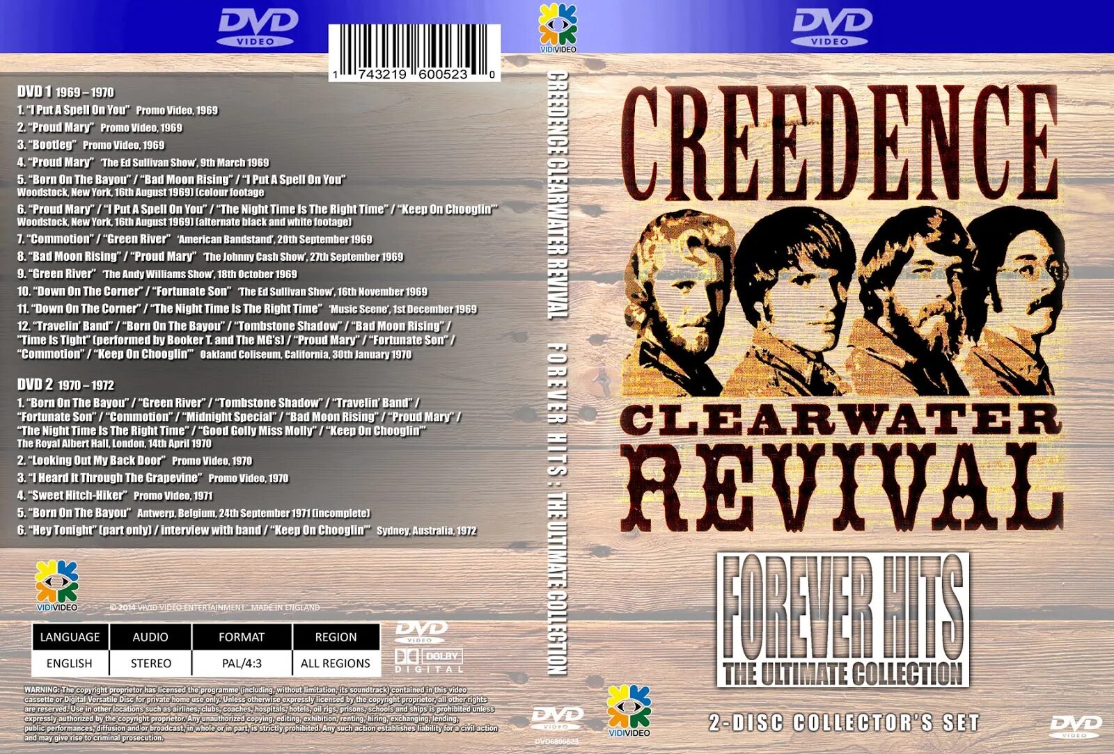 At the right time. Creedence обложка dvd. creedence clearwater revival woodstock 1969 dvd. creedence clearwater revival - 1995 - creedence clearwater revival forever. creedence clearwater revival the ultimate collection dvd.